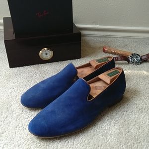 Sam Edelman blue leather loafers